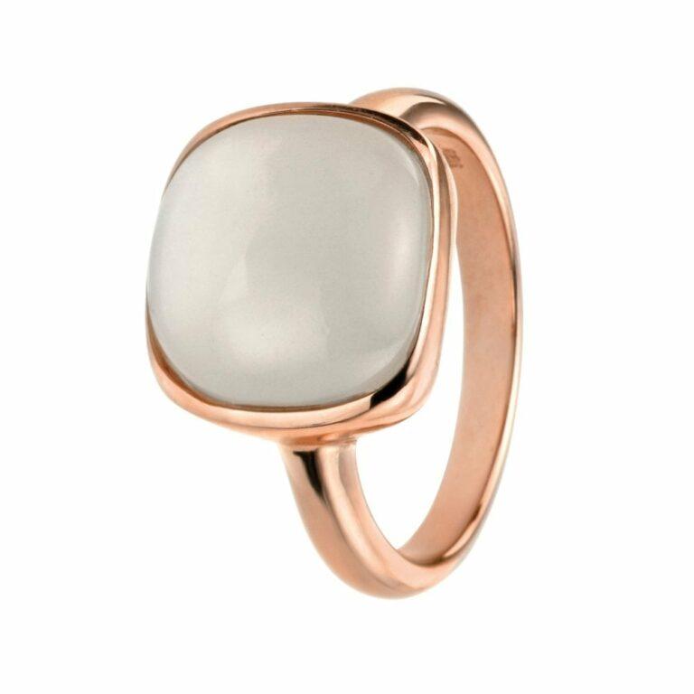 Boho jewellery Joshua James Rose Gold and Moonstone Ring