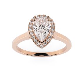 Bella 18ct Rose Gold Engagement Ring