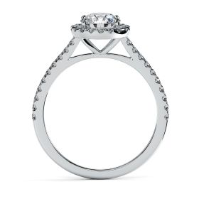 Amelie 2.0ct F/VVS2 Brilliant Lab Diamond Platinum Ring