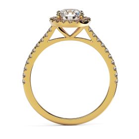 Amelie 1.01ct E/VS1 Brilliant Lab Diamond 18ct Yellow Gold Ring