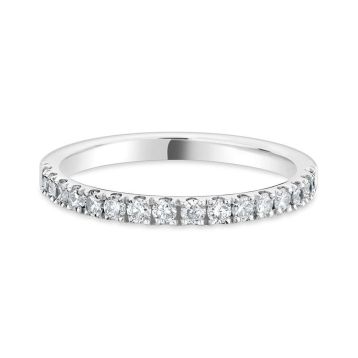 Top view of Julie Platinum Ring