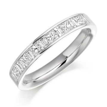 Side view of Holly 18ct White Gold 0.75ct Ring