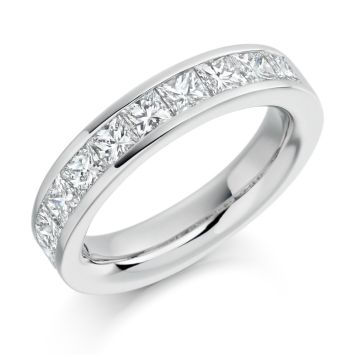 Side view of Hazel 18ct White Gold 2.00ct Ring