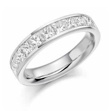 Side view of Hazel 18ct White Gold 1.50ct Ring