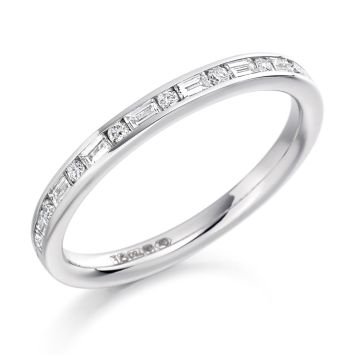 Side view of Willow 18ct White Gold 0.30ct Ring