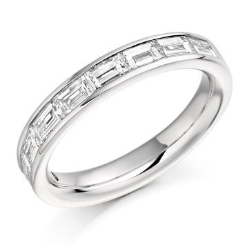 Side view of Jacinta 18ct White Gold 1.00ct Ring