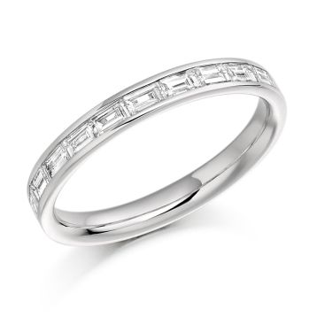 Side view of Jacinta 18ct White Gold 0.50ct Ring