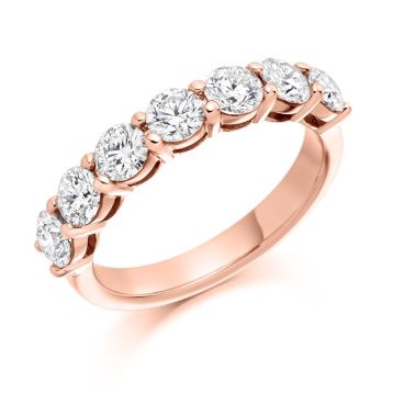 Front view of Coral 18ct Rose Gold 1.50ct Ring