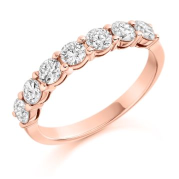 Front view of Coral 18ct Rose Gold 1.00ct Ring