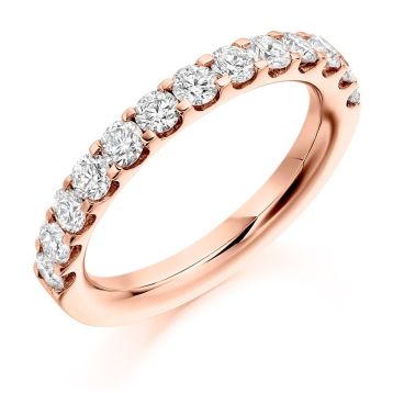  Side view of Blossom 18ct Rose Gold 1.00ct Ring