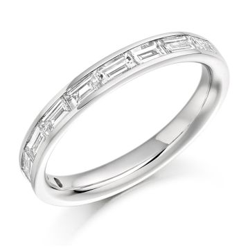 Side view of Jacinta 18ct White Gold 0.75ct Ring