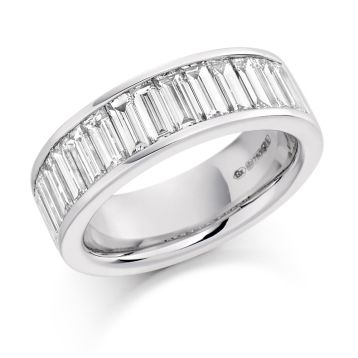 Side view of Jasmine 18ct White Gold 2.00ct Ring