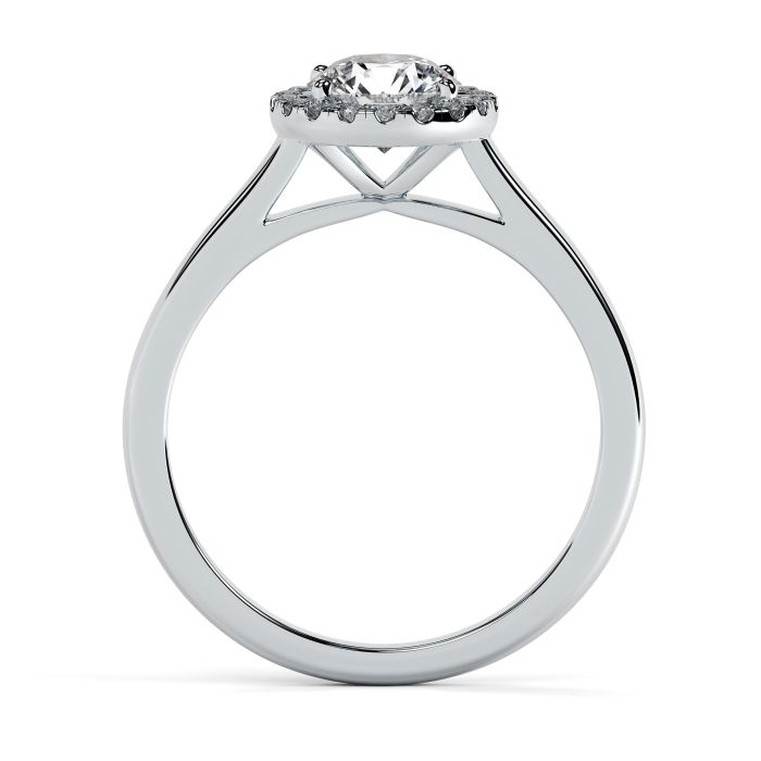 Alexis 0.30ct D/VS1 Round Diamond Platinum Ring