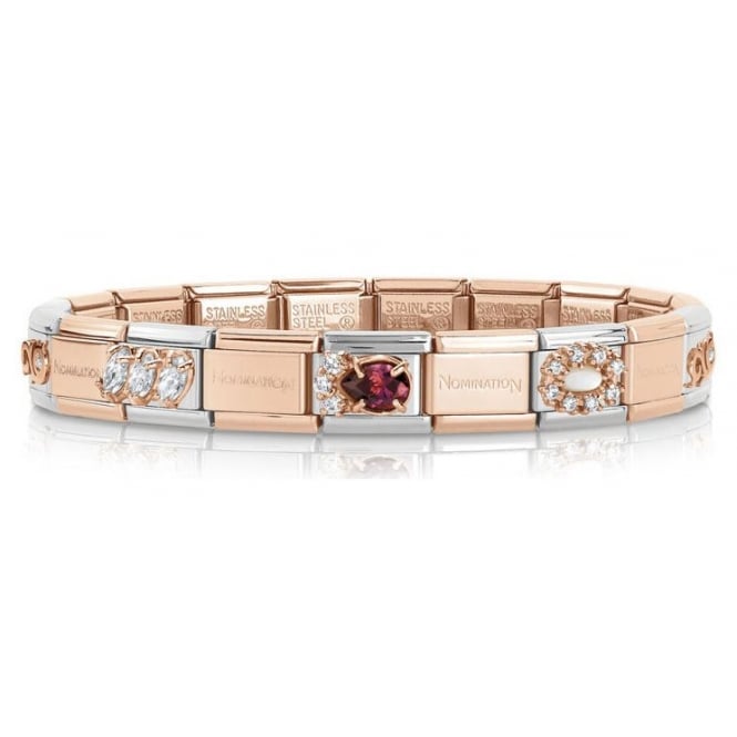 Classic Rose Gold Charm Bracelet