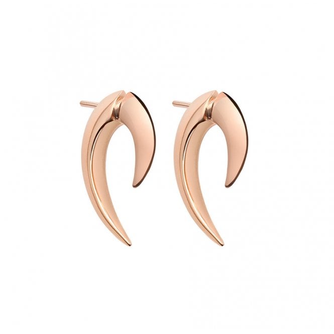 Shaun Leane Rose Gold Vermeil Rose Thorn Bar Earrings