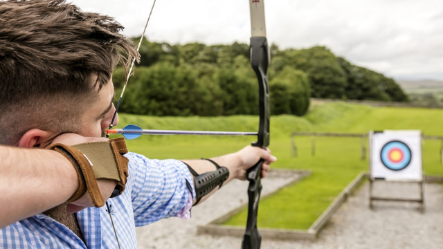 Father's Day Gifts Man Doing Archery