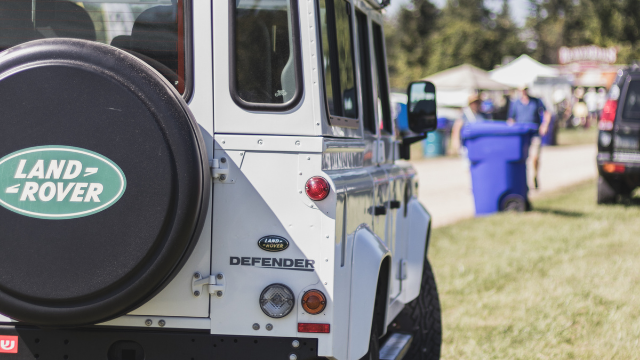 Father's Day Gifts The Rear of a Land Rover