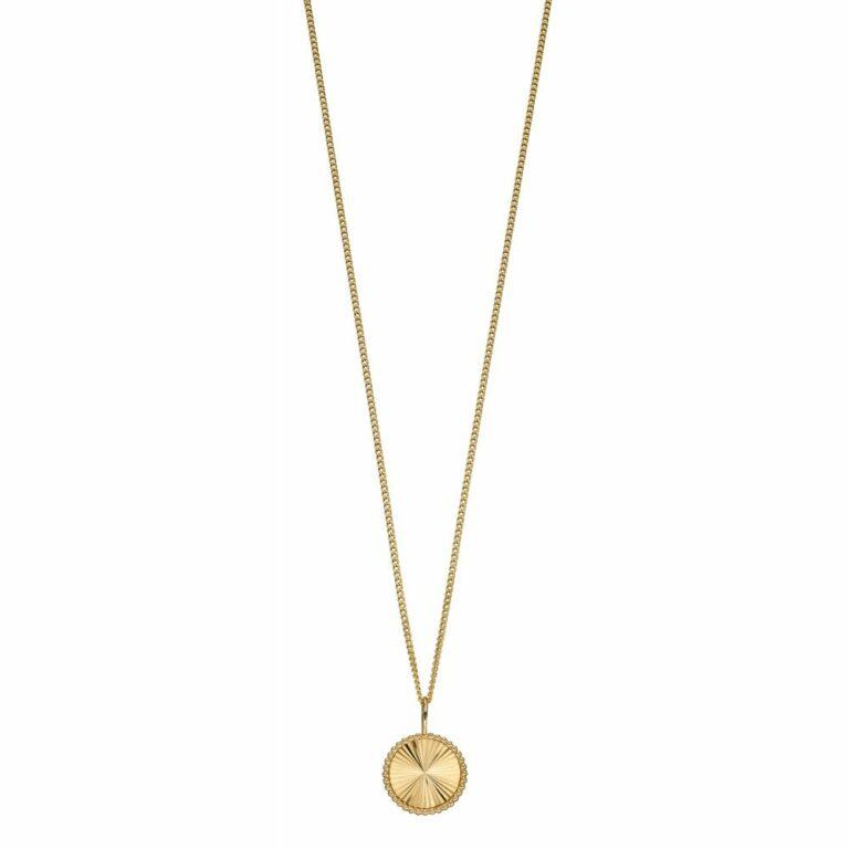 Slow Fashion Joshua James Gold Disc Pendant