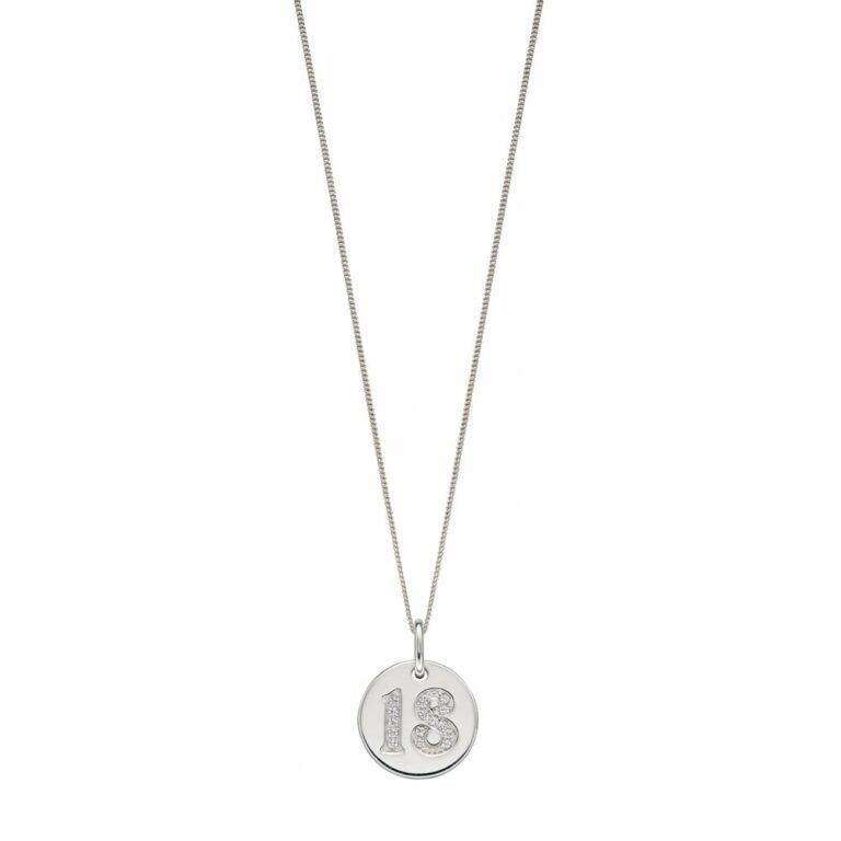 Lockdown Birthday Gift Idea. Joshua James 18th Birthday Silver Pendant.