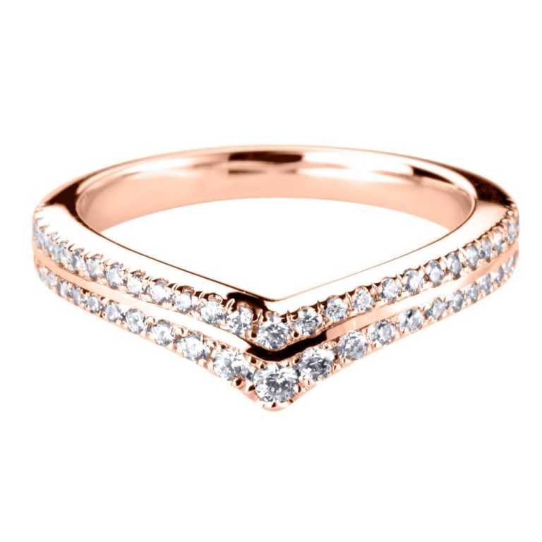 Bespoke Engagement Rings Rose Gold Joshua James Diamond Shaped Wdding Ring